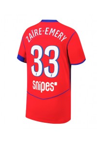 Fotbalové Dres Paris Saint-Germain Warren Zaire-Emery #33 Třetí Oblečení 2025-26 Krátký Rukáv
